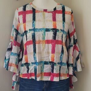 Gracia bell sleeve blouse Size S
